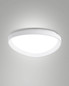 Preview: Fabas Luce LED Deckenleuchte Quirk 56W dimmbar 2700/3200/4000K CCT warm-/neutralweiss Weiß Metall Ø60cm