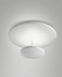 Preview: Fabas Luce LED Deckenleuchte Conrad 36W dimmbar 3000K warmweiss Weiß Metall Ø50cm