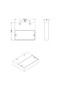Preview: Fabas Luce LED Wandleuchte Guia 18W 3000K warmweiss Schwarz Metall 17x13cm