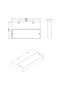 Preview: Fabas Luce LED Wandleuchte Guia 24W 3000K warmweiss Schwarz Metall 24x13cm