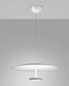 Preview: Fabas Luce LED Pendelleuchte Yuko 40W dimmbar 3000K warmweiss Weiß Metall Ø60cm