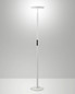 Preview: Fabas Luce LED Stehleuchte Fizz 60W dimmbar 2700/3200/4000K CCT warm-/neutralweiss Weiß Metall 179cm