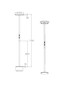 Preview: Fabas Luce LED Stehleuchte Fizz 60W dimmbar 2700/3200/4000K CCT warm-/neutralweiss Weiß Metall 179cm