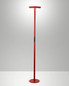Preview: Fabas Luce LED Stehleuchte Fizz 60W dimmbar 2700/3200/4000K CCT warm-/neutralweiss Rot Metall 179cm