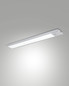 Preview: Fabas Luce LED Unterbauleuchte Riva 2W dimmbar 3000/4000/5700K CCT warm-/neutral-/tageslichtweiss Weiß Metall 40x4cm