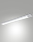 Preview: Fabas Luce LED Unterbauleuchte Riva 3W dimmbar 3000/4000/5700K CCT warm-/neutral-/tageslichtweiss Weiß Metall 60x4cm