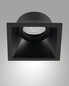 Preview: Fabas Luce Einbauleuchte Toodle quadratisch GU10 Schwarz Metall 9x9cm