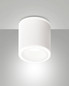 Preview: Fabas Luce LED Deckenleuchte Paca 13W IP40 3000K warmweiss Weiß Alu Ø9cm