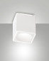 Preview: Fabas Luce LED Deckenleuchte Coiba 13W IP40 3000K warmweiss Weiß Alu 9x9cm