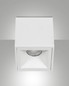Preview: Fabas Luce Deckenleuchte Perez GU10 Weiß Alu 9x9cm