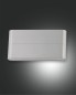 Preview: Fabas Luce LED Außen-Wandleuchte Casper 90x23mm 14W Warmweiß IP54 Silber