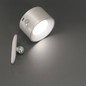 Preview: FHL Magnetic LED Wandleuchte 2W dimmbar Akku CCT einstellbare Lichtfarbe silberfarben 830052