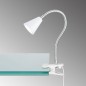 Preview: FHL Zirbel LED Klemmleuchte, Klemmspot mit Flexschlauch 4W warmweiss weiß, chrom