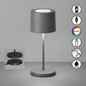 Preview: FHL Bologna Pro LED Tischleuchte 2W dimmbar Akku warmweiss sandgrau 850493