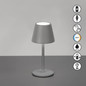 Preview: FHL Salerno LED Tischleuchte 1,5W dimmbar Akku CCT einstellbare Lichtfarbe sandgrau 850746