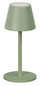 Preview: FHL Salerno LED Tischleuchte 1,5W dimmbar Akku CCT einstellbare Lichtfarbe salbeigrün 850750