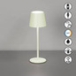 Preview: FHL Roxi LED Tischleuchte 1,5W dimmbar Akku CCT einstellbare Lichtfarbe Mint-grün 850756
