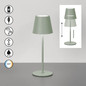 Preview: FHL Basena LED Tischleuchte 1,5W dimmbar Akku CCT einstellbare Lichtfarbe salbeigrün 850806