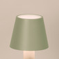 Preview: FHL Fiocco LED Tischleuchte 2W dimmbar Akku CCT einstellbare Lichtfarbe salbeigrün 850819
