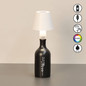 Preview: FHL Fiocco LED Tischleuchte 2W dimmbar Akku warmweiss sandweiß 850841