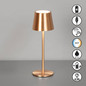 Preview: FHL Roxi LED Tischleuchte 1,5W dimmbar Akku CCT einstellbare Lichtfarbe kupferfarben 850845