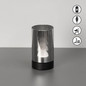 Preview: FHL Fenya LED Tischleuchte 1W dimmbar Akku warmweiss sandschwarz 850870