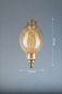 Preview: FHL Cozy LED LED Vintage Filament Lampe, Retro E27 4W Extra-warmweiss bernstein amber