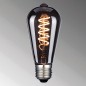 Preview: FHL Elegance LED LED Retro-Lampe Filament im Vintage Design E27 4W Extra-warmweiss rauch