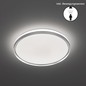 Mobile Preview: Fischer & Honsel Jaso BS LED Wohnzimmerlampe 49cm 34W warmweiss silber 20097