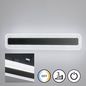 Preview: Fischer & Honsel Streep LED Wandleuchte 13W Tunable white steuerbar dimmbar Acryl sandschwarz 30527