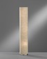 Preview: Fischer & Honsel Thor Stehlampe 110cm 3-fach E14 Stoffschirm Leinen Sandfarbe 40028