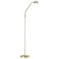 Preview: Fischer & Honsel Pool TW LED Stehleuchte 4,9W Tunable white steuerbar dimmbar Glas alabasterfarben messing 40076