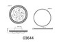 Preview: Globo LED Deckenventilator Cirilla 30W dimmbar Fernbedienung CCT warm-/tageslichtweiss Schwarz matt klar Acrylkristalle Ø48cm