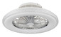 Preview: Globo Corusso LED Deckenventilator 40W CCT Verchromt, Metall Fernbedienung Nachtlicht Memoryfunktion Ø50cm 03654