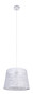 Preview: Globo Becca E27 Hängeleuchte 60W Weiß, Metall Ø35cm 15314W