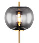 Preview: Globo Blacky I E27 Stehleuchte 60W Messingfarben, Metall Ø30cm 15345SMM