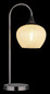 Preview: Globo Tischleuchte Maxy E27 Schwarz-chrom Metall Glas 54x27,5cm