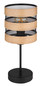 Preview: Globo Soeni E27 Tischleuchte 40W Schwarz Matt, Metall Ø15cm 15650T