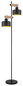 Preview: Globo Stehleuchte Rielly 2-flammig E27 Schwarz matt Metall 168cm
