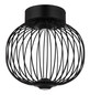 Preview: Globo Galway LED Deckenleuchte 15W Warmweiß Schwarz Matt, Metall Memoryfunktion Ø30cm 15652D