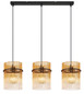 Preview: Globo Gorley E27 Hängeleuchte 3-fach 60W Schwarz Matt, Metall Ø20cm 15698-3HA