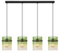 Preview: Globo Gorley E27 Hängeleuchte 4-fach 60W Schwarz Matt, Metall Ø20cm 15698-4HG