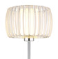 Preview: Globo Stehleuchte Maribel E27 Verchromt Metall 150cm