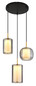 Preview: Globo LED Pendelleuchte Lampigna 27W warmweiss Schwarz matt Metall Glas Ø50cm