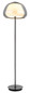 Preview: Globo LED Stehleuchte Avila 25W dimmbar Fernbedienung CCT warm-/tageslichtweiss Schwarz-chrom rauchfarben Metall Glas 150cm