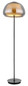 Preview: Globo LED Stehleuchte Avila 25W dimmbar Fernbedienung CCT warm-/tageslichtweiss Schwarz-chrom rauchfarben Metall Glas 150cm