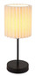 Preview: Globo Page E14 Tischleuchte 25W Schwarz Matt, Metall Ø15cm 15757T