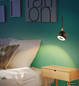Preview: Globo LED Pendelleuchte Donovan 10W warmweiss Schwarz matt goldfarben Metall Ø12cm