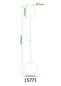 Preview: Globo LED Pendelleuchte Donovan 10W warmweiss Schwarz matt goldfarben Metall Ø12cm