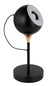 Preview: Globo LED Tischleuchte Donovan 10W warmweiss Schwarz matt goldfarben Metall Ø13cm
